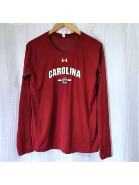 Under Armour Heat Gear Shirt Athletic Lightweight Long Sleeve Top Small